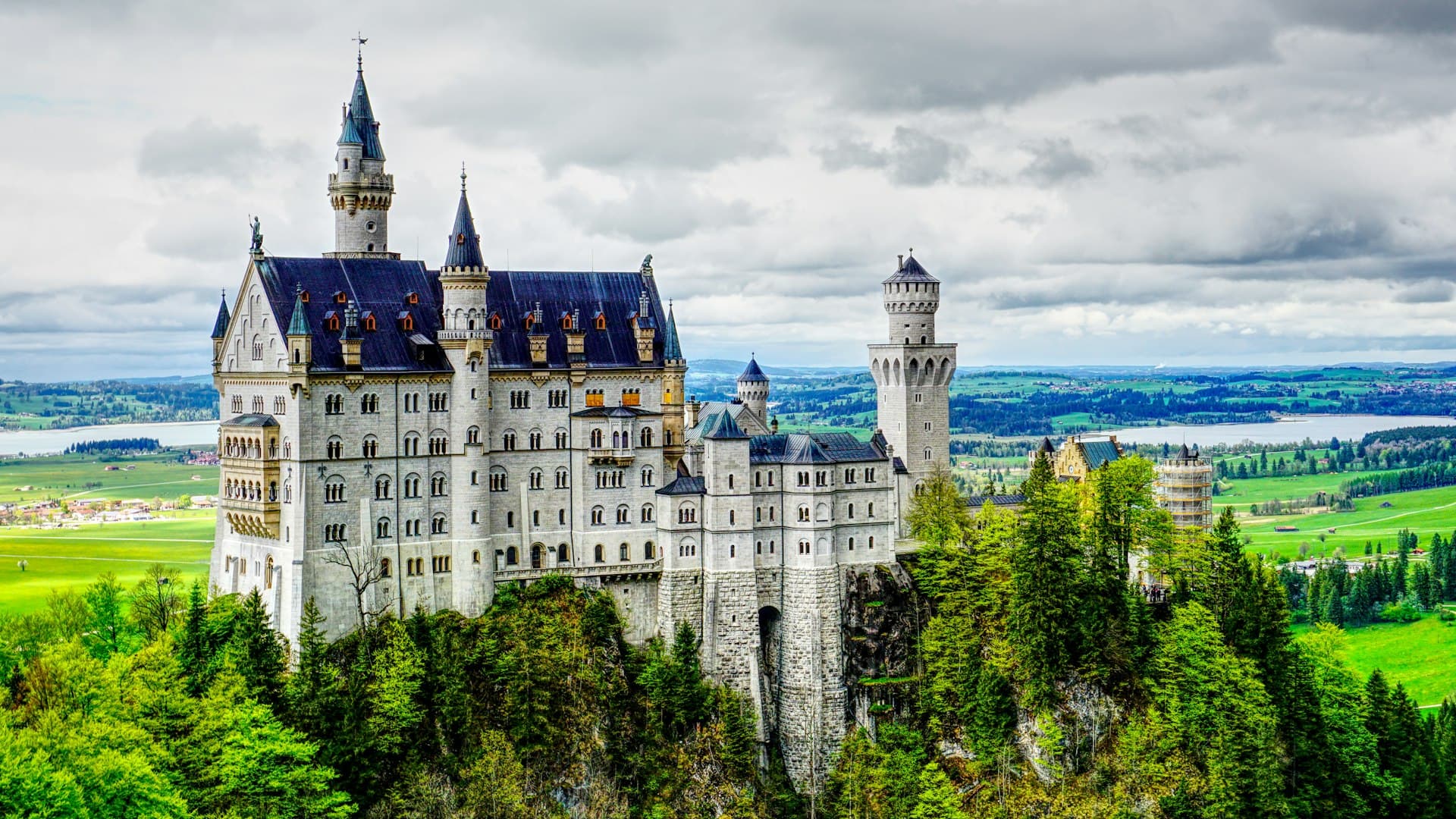 Neuschwanstein Castle in Bavaria, Germany